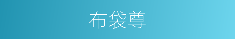 布袋尊的同义词