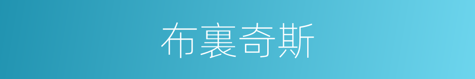 布裏奇斯的同義詞