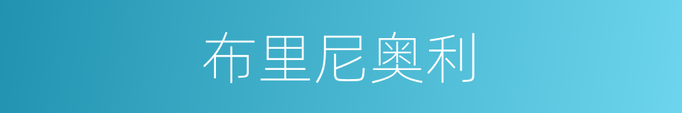 布里尼奥利的同义词