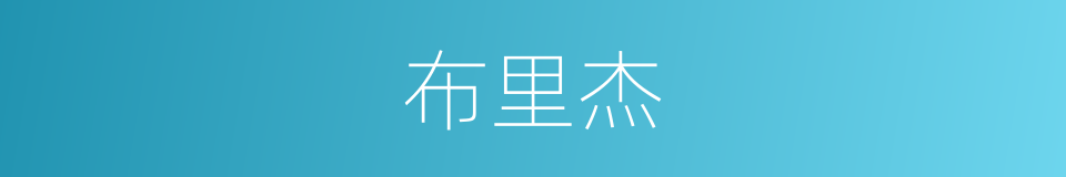 布里杰的同义词