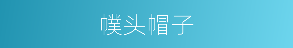 幞头帽子的同义词