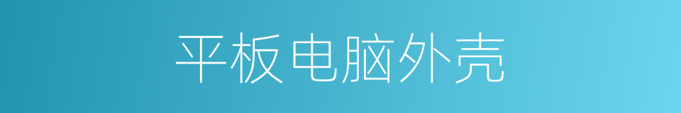 平板电脑外壳的同义词