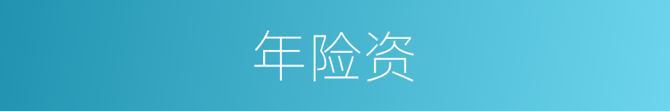 年险资的同义词