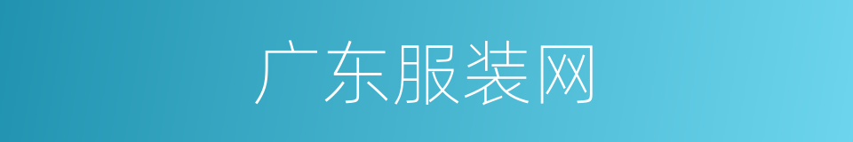 广东服装网的同义词