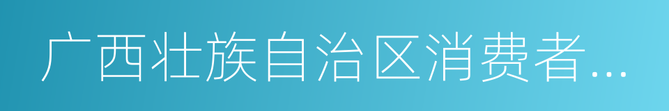 广西壮族自治区消费者权益保护条例的同义词