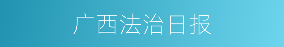 广西法治日报的同义词