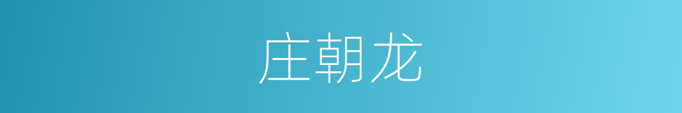 庄朝龙的同义词