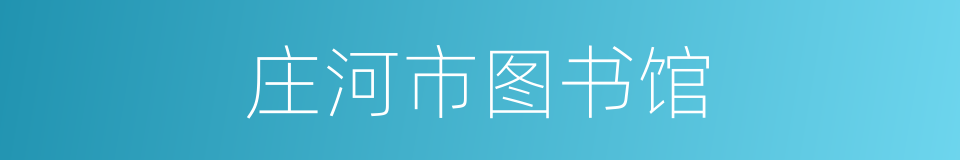 庄河市图书馆的同义词