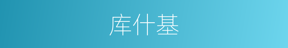 库什基的同义词