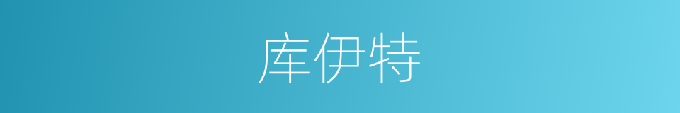 库伊特的同义词