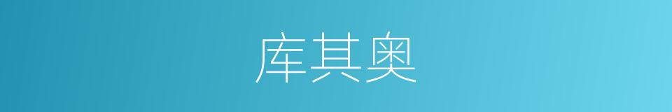 库其奥的同义词