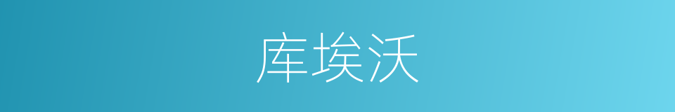 库埃沃的同义词
