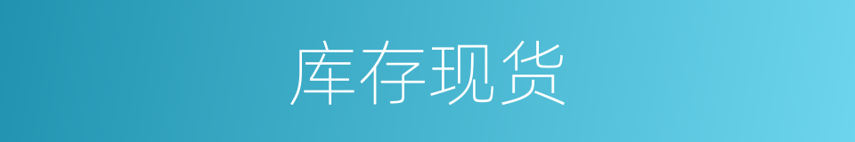库存现货的同义词