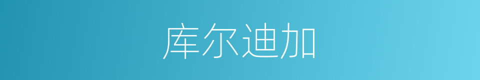 库尔迪加的同义词