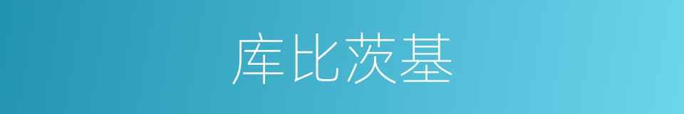 库比茨基的同义词