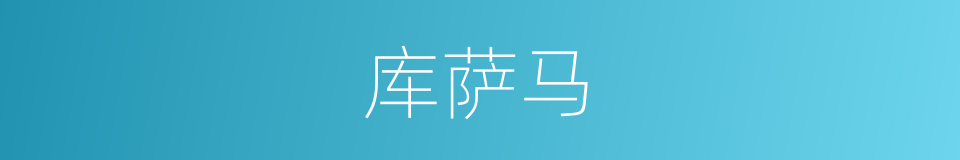 库萨马的同义词