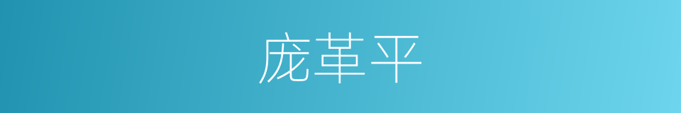 庞革平的同义词