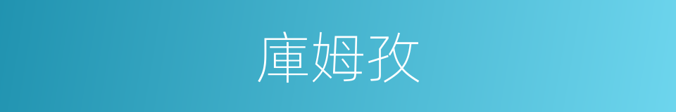 庫姆孜的意思