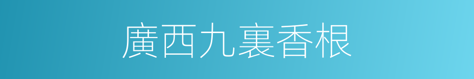 廣西九裏香根的同義詞