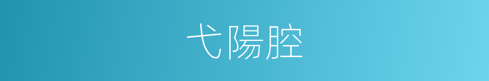 弋陽腔的意思
