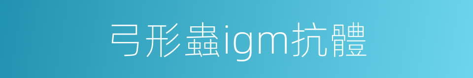 弓形蟲igm抗體的同義詞