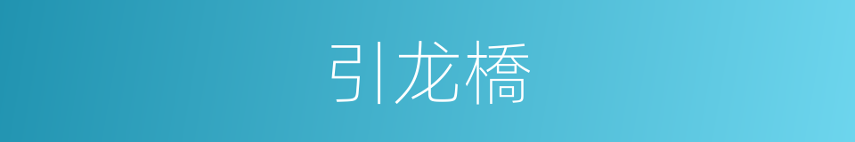 引龙橋的同義詞