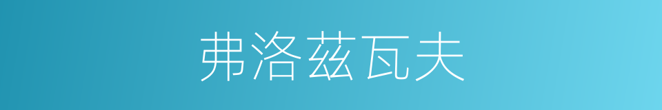 弗洛茲瓦夫的同義詞