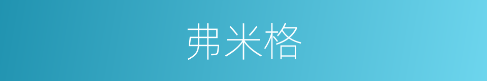 弗米格的同义词