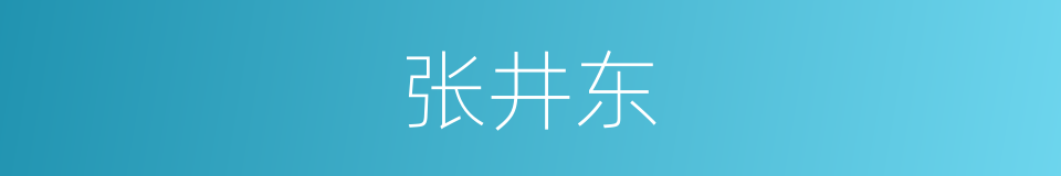 张井东的同义词