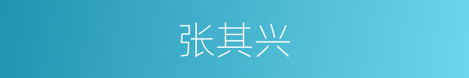 张其兴的同义词