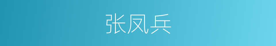张凤兵的同义词
