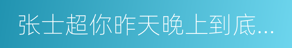 张士超你昨天晚上到底把我家钥匙放在哪里了的同义词