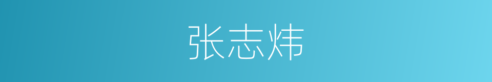 张志炜的同义词