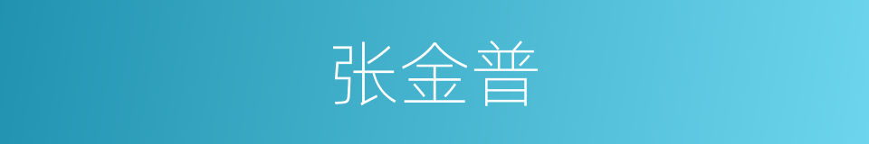张金普的同义词