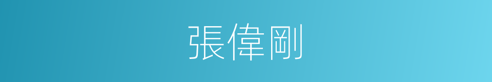 張偉剛的同義詞