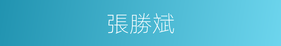 張勝斌的同義詞