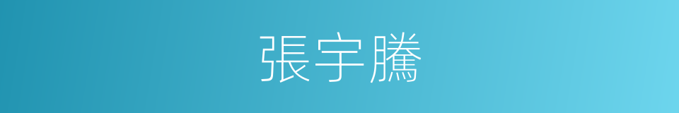 張宇騰的同義詞