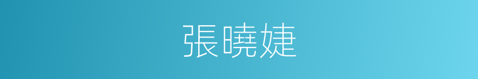 張曉婕的同義詞