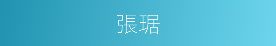 張琚的同義詞