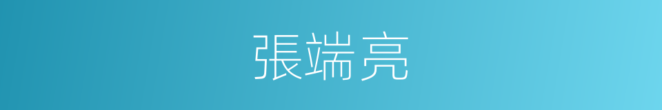 張端亮的同義詞