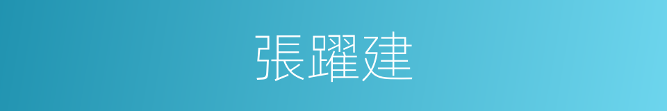 張躍建的同義詞