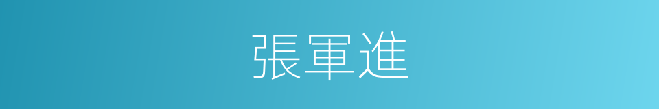 張軍進的同義詞