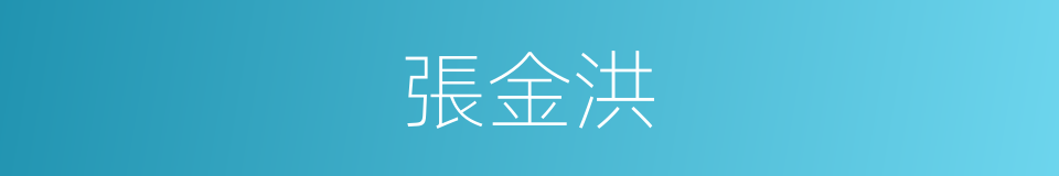 張金洪的同義詞