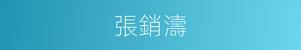 張銷濤的同義詞