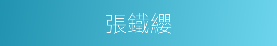 張鐵纓的同義詞