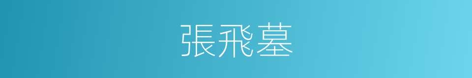 張飛墓的同義詞