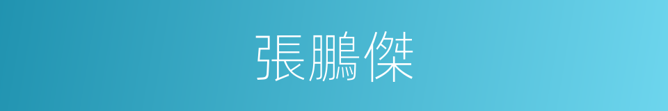 張鵬傑的同義詞