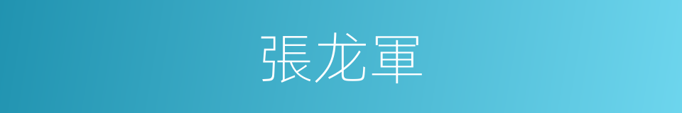 張龙軍的同義詞