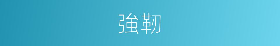 強靭的同義詞