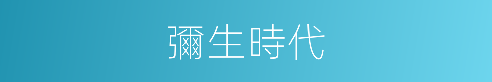 彌生時代的意思